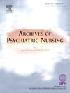ARCHIVES OF PSYCHIATRIC NURSING杂志封面